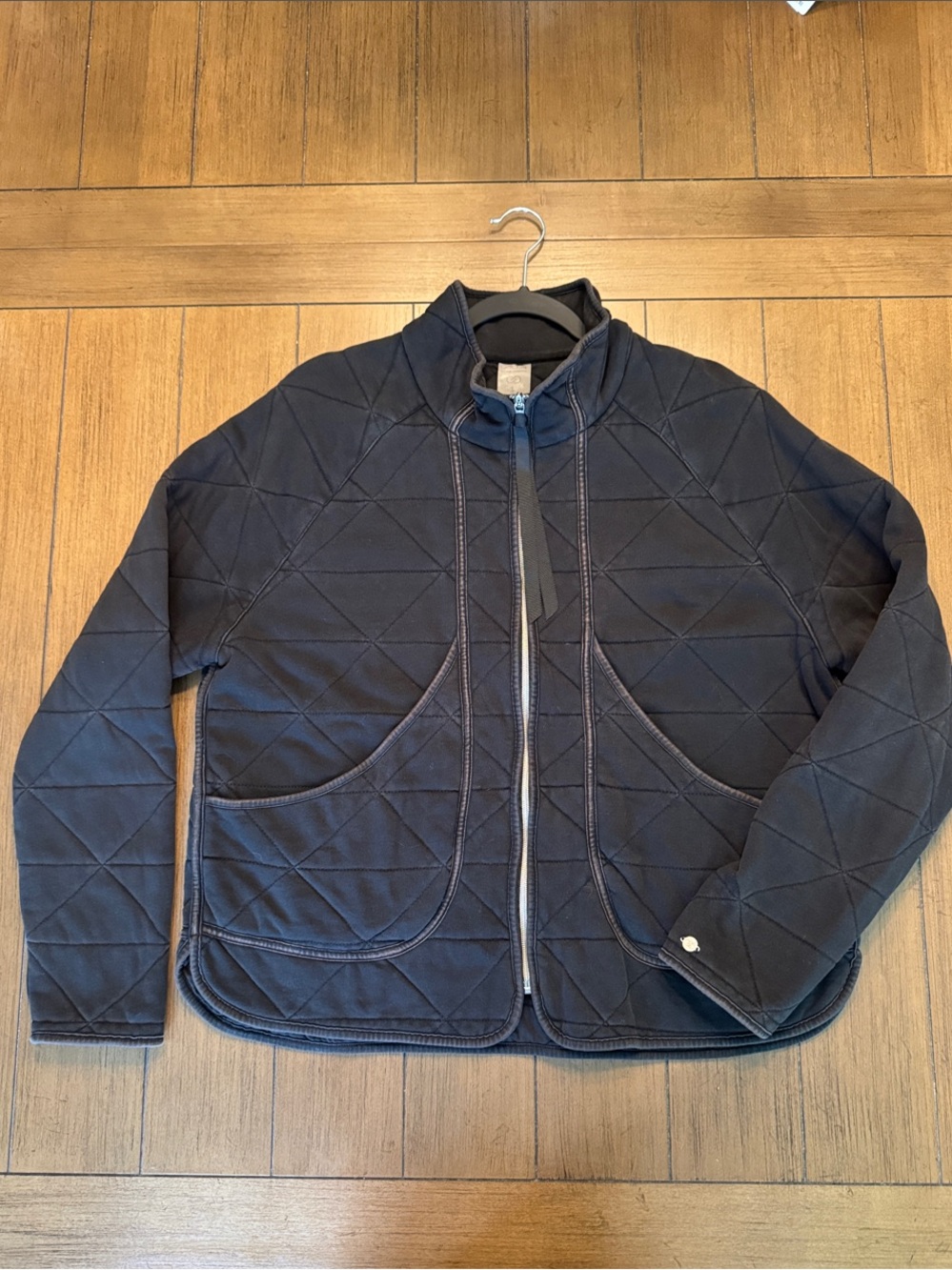 CALIA by Carrie Underwood Quilted Black Lightweight Jacket